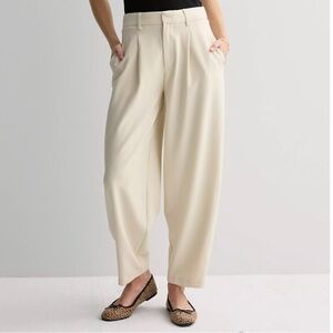 SO Cream High-Waisted Trousers